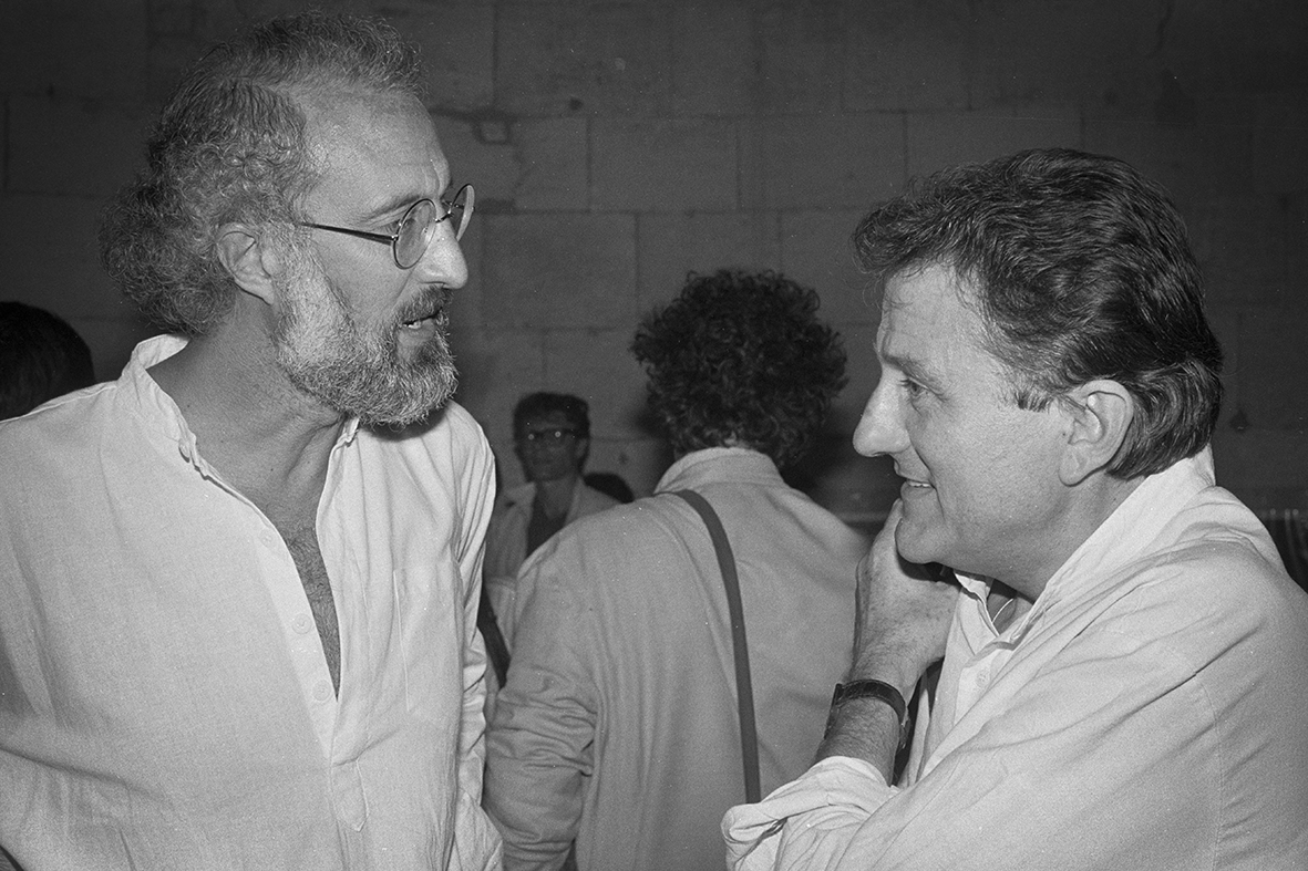 Pierre Cordier et Alain Desvergnes, 1983.jpg