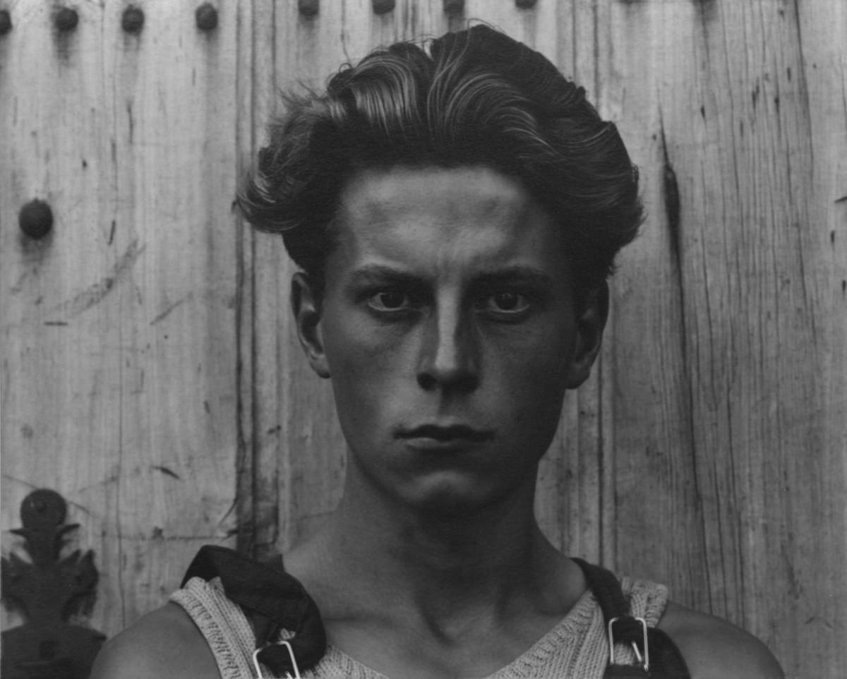 Paul Strand.  Young boy.