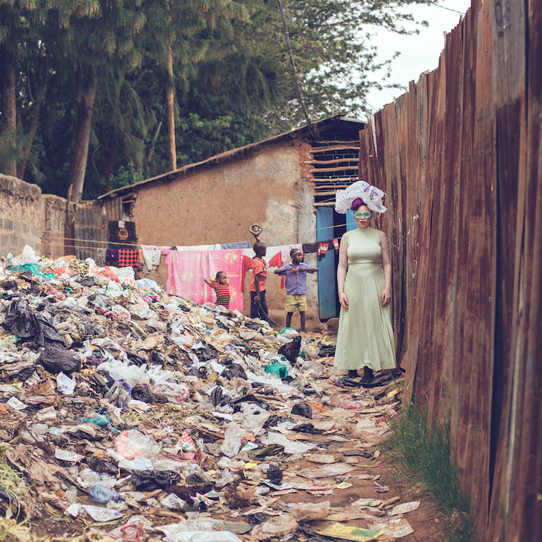 Terrain vague, série Étrangère en terre familière, Kibera, 2016.