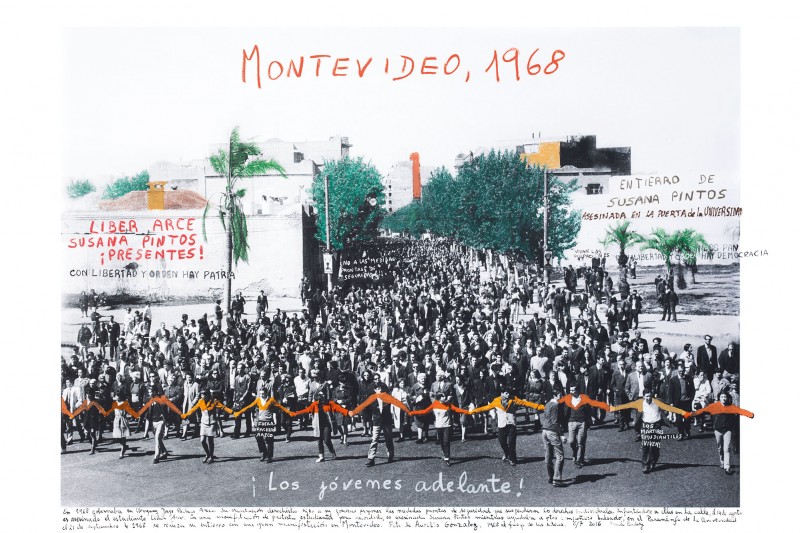 Marcelo Brodsky, Montevideo, 1968. Série 1968: Le feu des idées