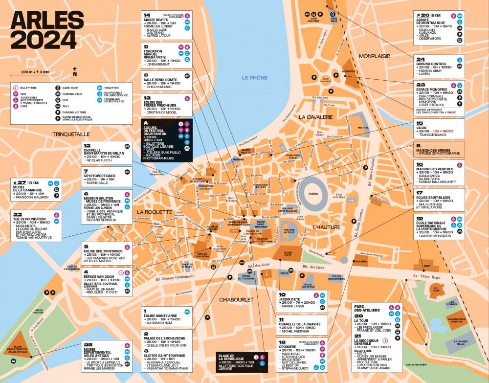 MAP OF THE EXHIBITIONS
