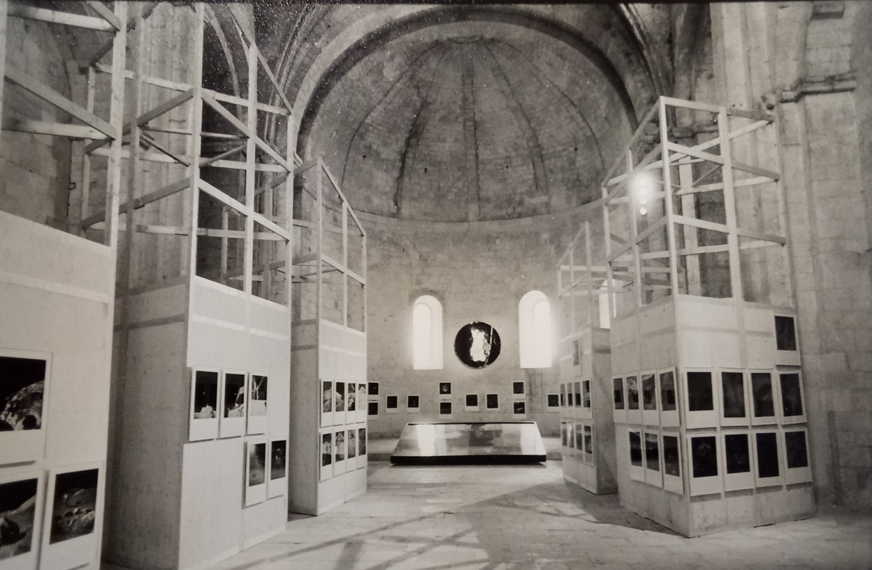 Exposition NASA à l'abbaye de Montmajour, 1984.
