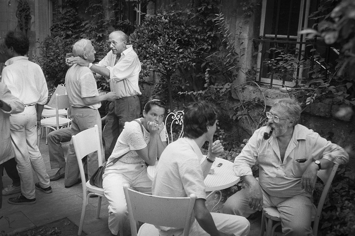Denis Brihat, Franco Fontana, Raymond Desjardins, 1984.jpg