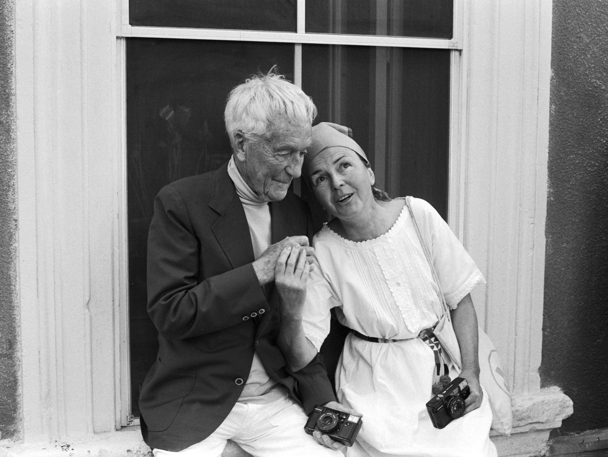 J.H.Lartigue avec son épouse Florette