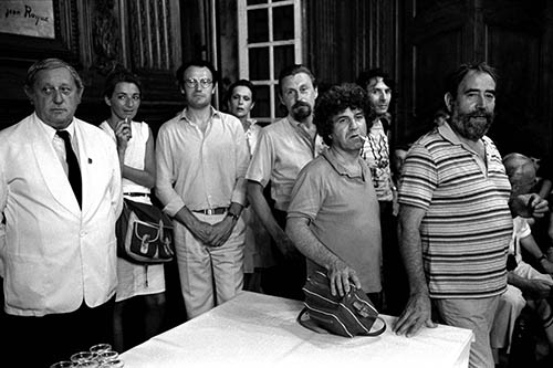 19820712 02254-34 BD Arles RIP, Bertrand Éveno, Jean-Claude Gautrand, Guy Le Querrec et Gil Mijangos.jpg