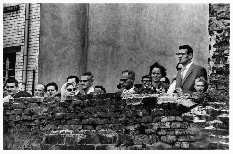East Germans Looking into West Berlin, 1961.