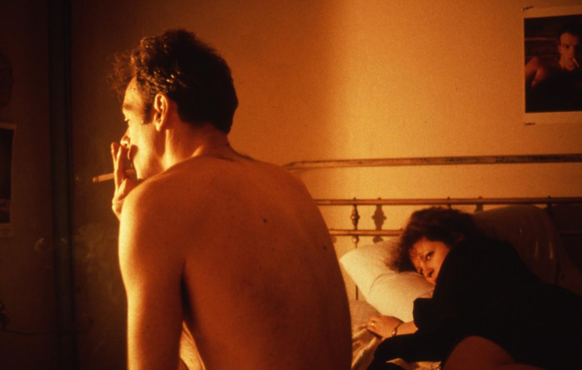 Nan and Brian in the bed, New York City, 1983. NAN GOLDIN