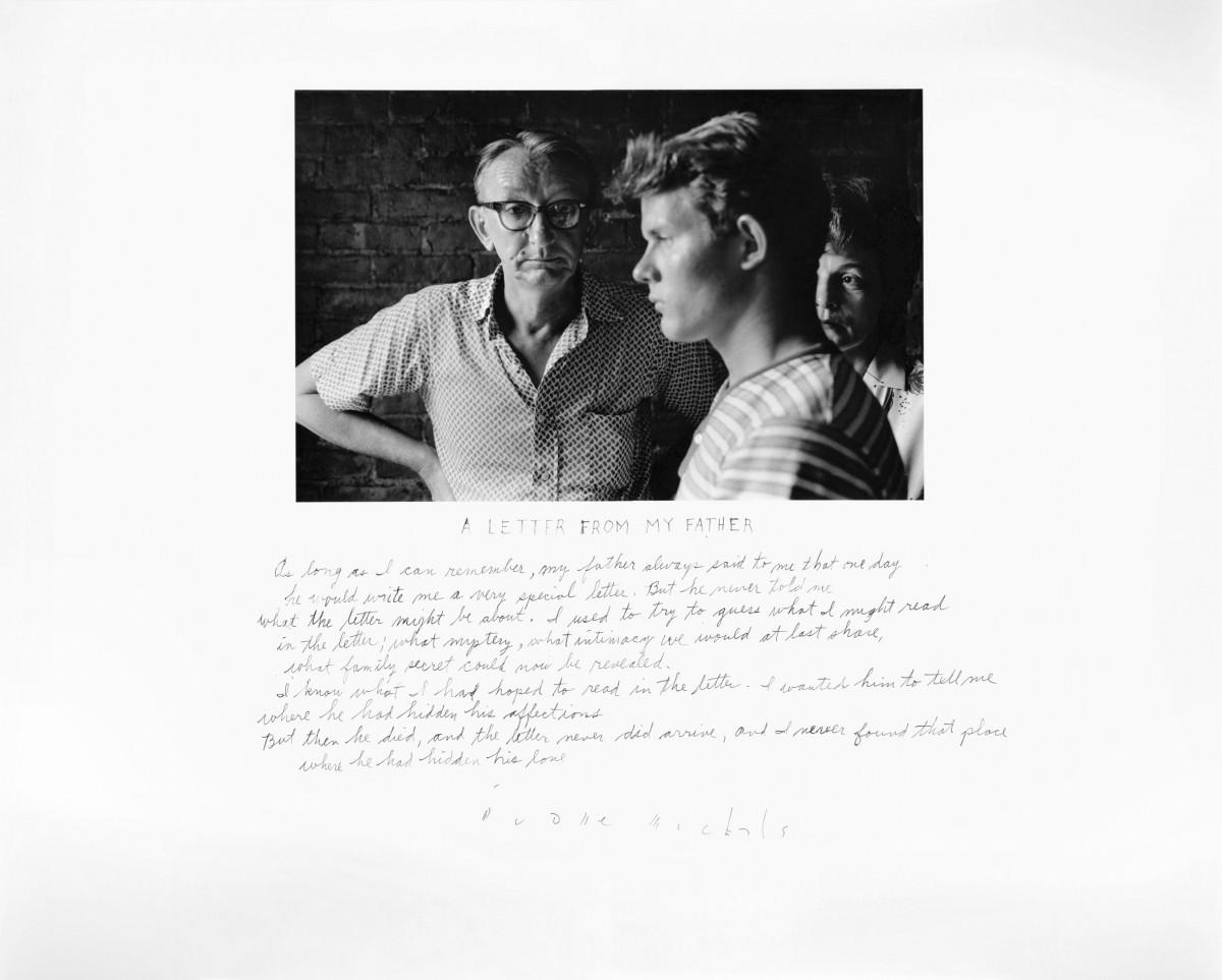 A Letter from My Father, 1975, Duane Michals