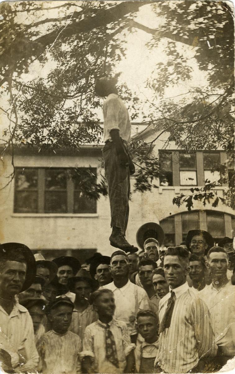 The lynching of Lige Daniel. August 3, 1920, Center Texas