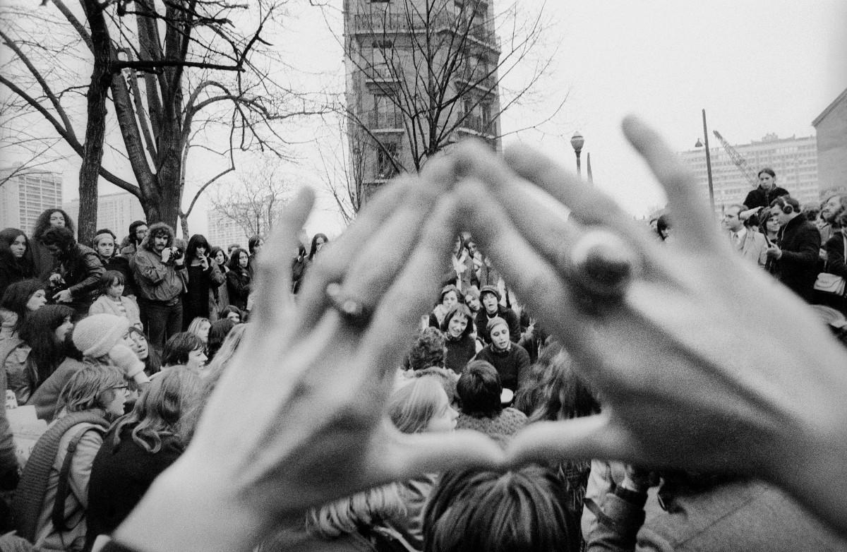 Christian Weiss. Women’s Liberation Movement protest in Paris, March 8, 1975. Courtesy of the photographer.