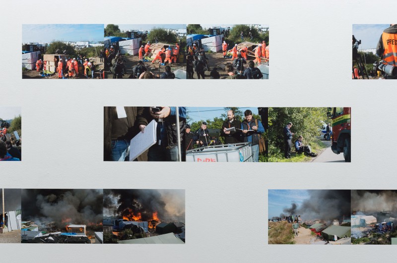 Compte-rendu photographique du démantèlement du camp de migrants de Calais