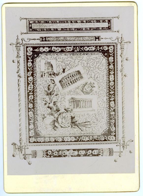 Charles Perrier, Planche du livre Les Criminels : enluminure aux monuments nîmois, 1898-1899. Avec l’aimable autorisation du Musée du Vieux Nîmes.