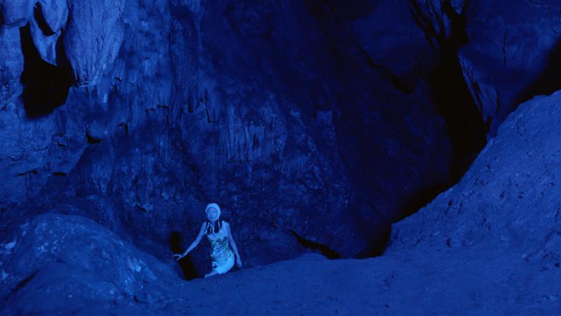 Chen Zhou, Film Still from Blue Hole, 2017.  Single Channel Edition (HD, 2880 x 1620), duration: 22'15''. Music by Gao Jiafeng. Courtesy of the artist.