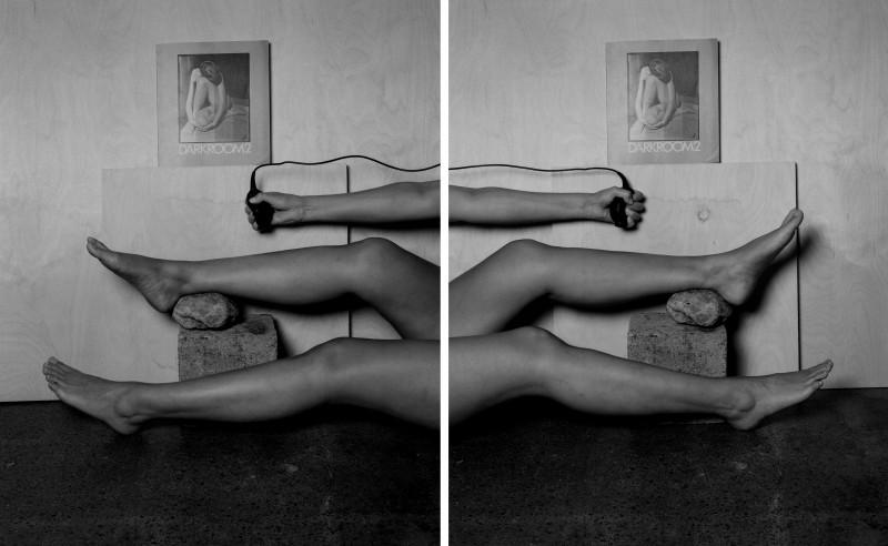 Tarrah Krajnak, Autoportrait en Weston/en Charis Wilson, 1936/2020, série Rituels de maîtres II : les Nus de Weston, 2020. Avec l’aimable autorisation de l’artiste.