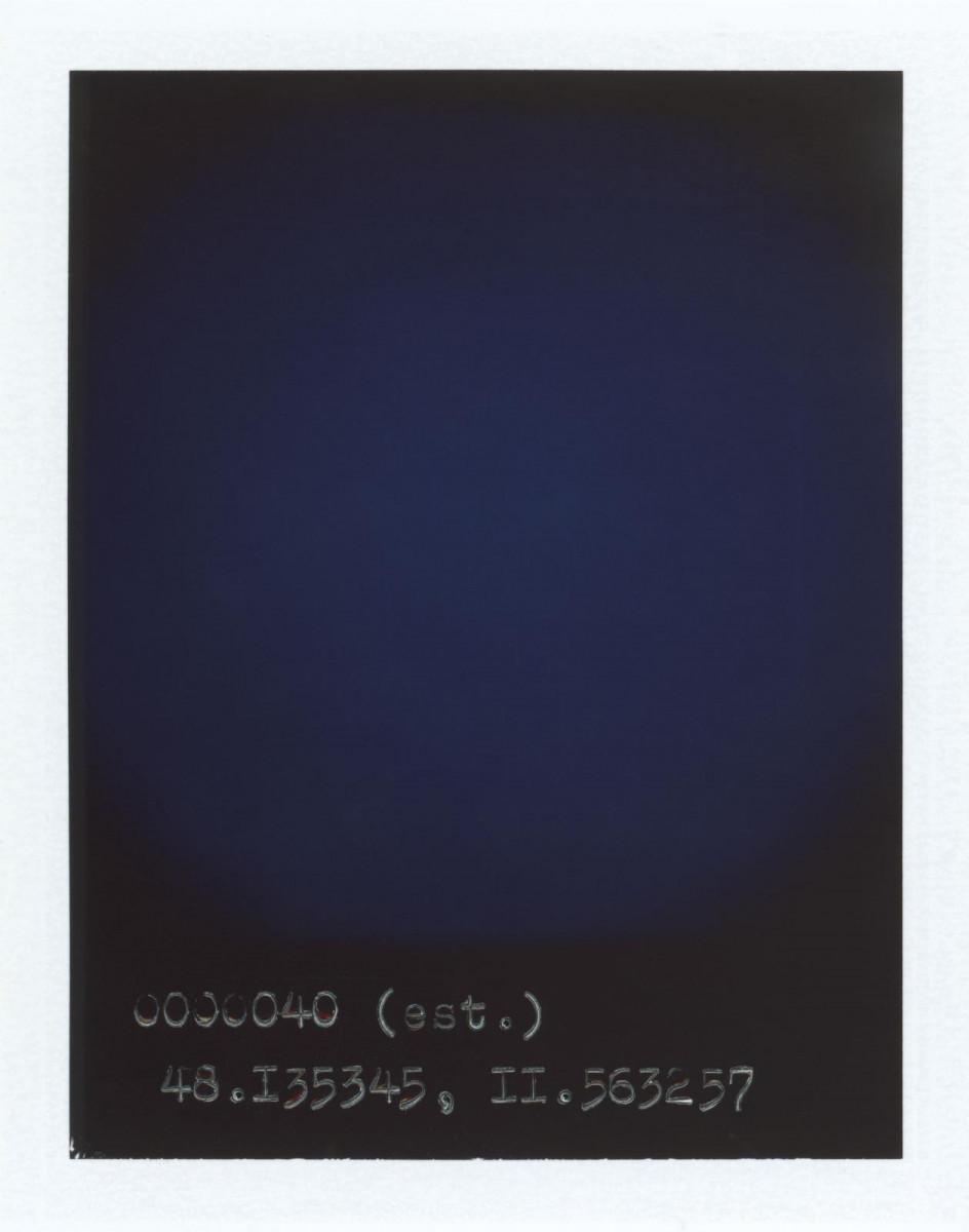 Anton Kusters, München (Lebensborn e.v.) | 0000040 (est.) | 48.135345, 11.563257 (EX) from The Blue Skies Project. FP-100C peel-apart instant film.