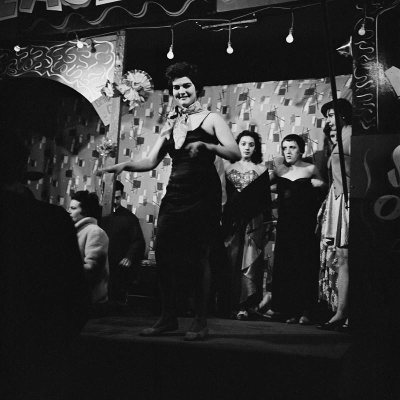 Sabine Weiss, Transvestites, Pigalle, Paris, 1959