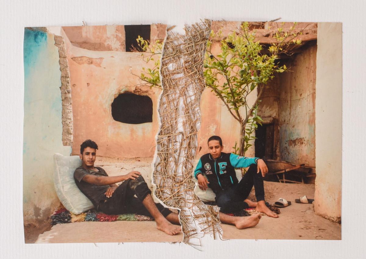Seif Kousmate. Hassan and Abderrahman [Hassan (left) and Abderrahman are brothers from the Tighmert oasis. After the death of their father in 2013, Hassan left school and took on the responsibility of the family. Abderrahman the youngest brother dreams of