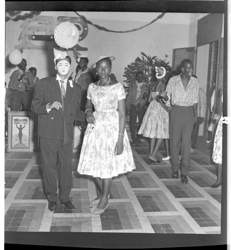 Abderrahmane Sakaly, Couple au masque, août 1960.