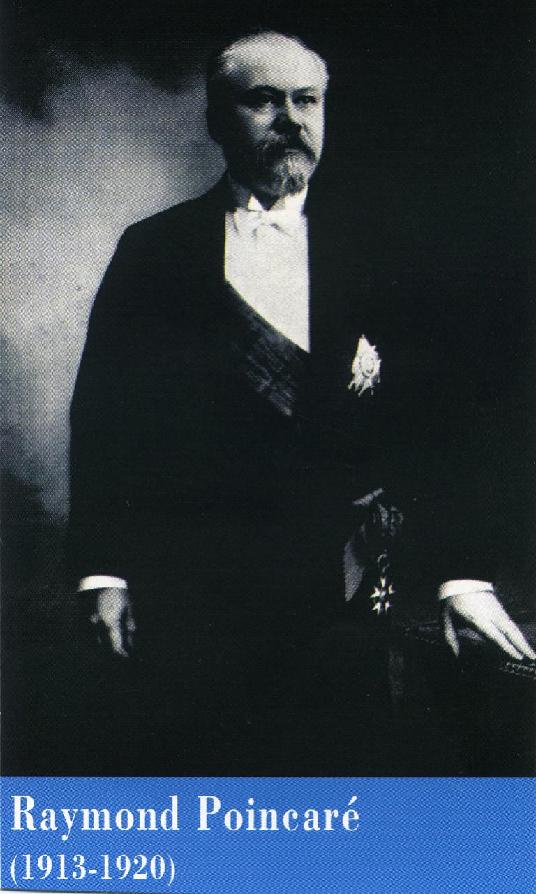 Portrait officiel de Raymond Poincaré, Président de la République française (1913-1920)