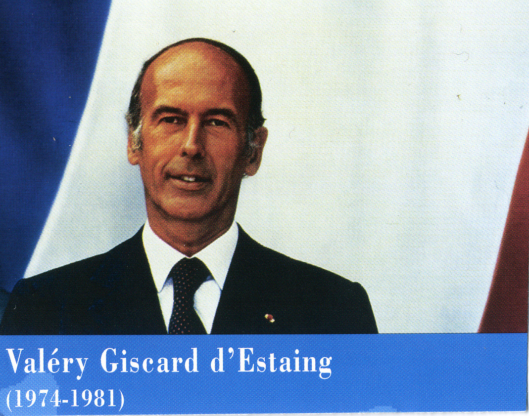 Portrait officiel de Valéry Giscard d'Estaing, Président de la République française (1974-1981)