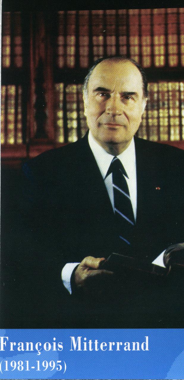 Portrait officiel de François Mitterand, Président de la République française (1981-1995)