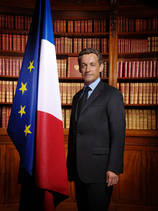 Portrait officiel de Nicolas Sarkozy, Président de la République française (2007)