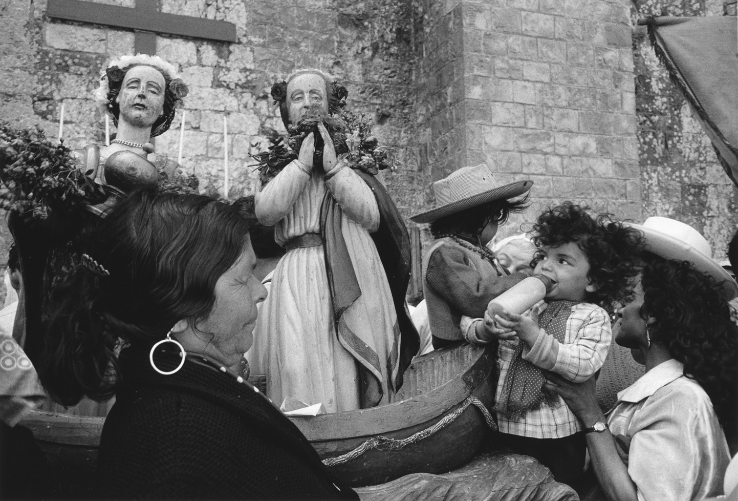 Famille de gitans, Pélerinage des Saintes-Maries-de-la-Mer, 1960