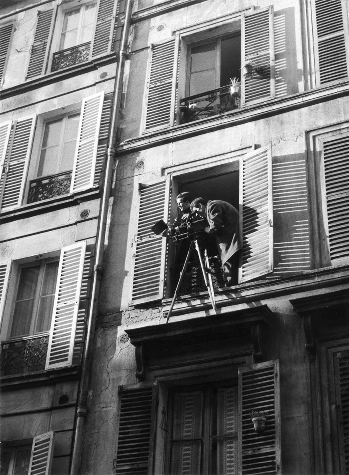 Baisers volés (François Truffaut, 1968). Paris, rue Nollet, 1968.