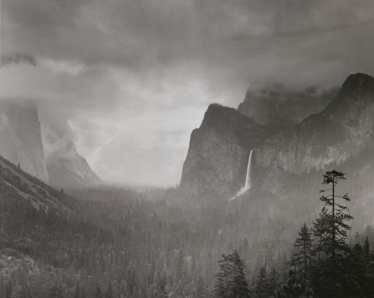 Spring rain, Yosemite Valley