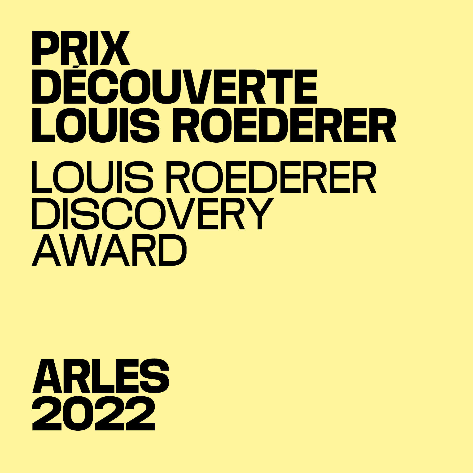 THE LOUIS ROEDERER DISCOVERY AWARD 2022<br>10 PROJECTS SHORTLISTED